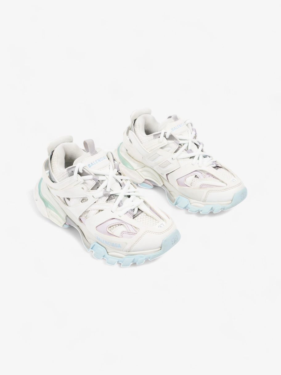 Balenciaga Tracks White  / Pink / Light Blue Mesh EU 37 UK 4 Image 2