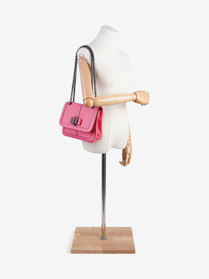  Christian Louboutin Sweet Charity  Pink Calfskin Leather