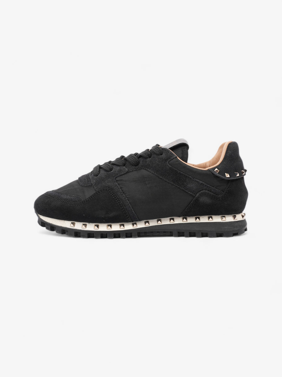 Valentino Rockstud Sneakers Black Suede EU 39 UK 6 Image 5