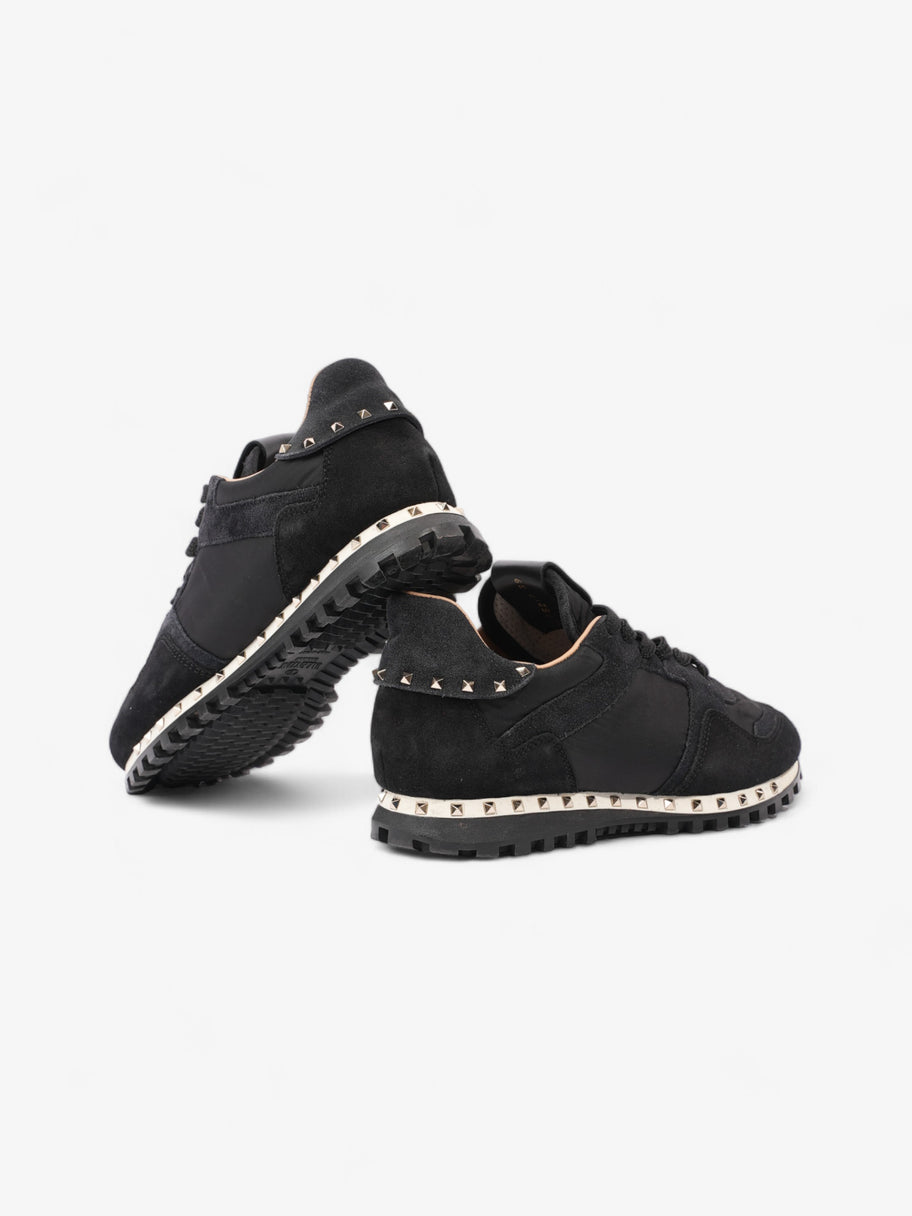 Valentino Rockstud Sneakers Black Suede EU 39 UK 6 Image 9