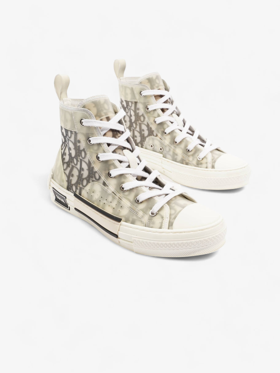 B23 High-top White / Grey Oblique Canvas EU 40 UK 7 Image 2