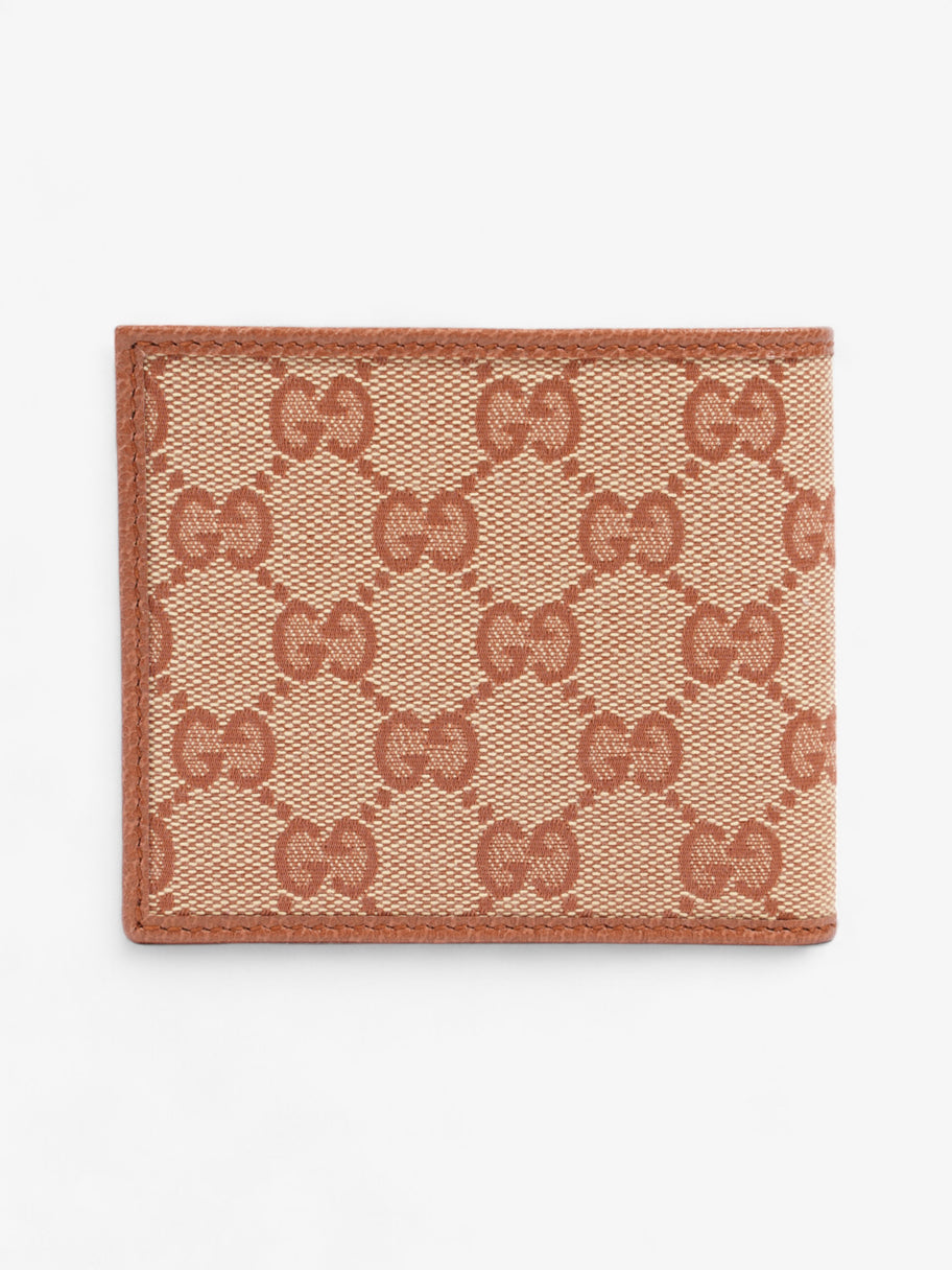 Gucci LA Dodgers Bi-Fold Wallet Beige / Brown Canvas Image 2