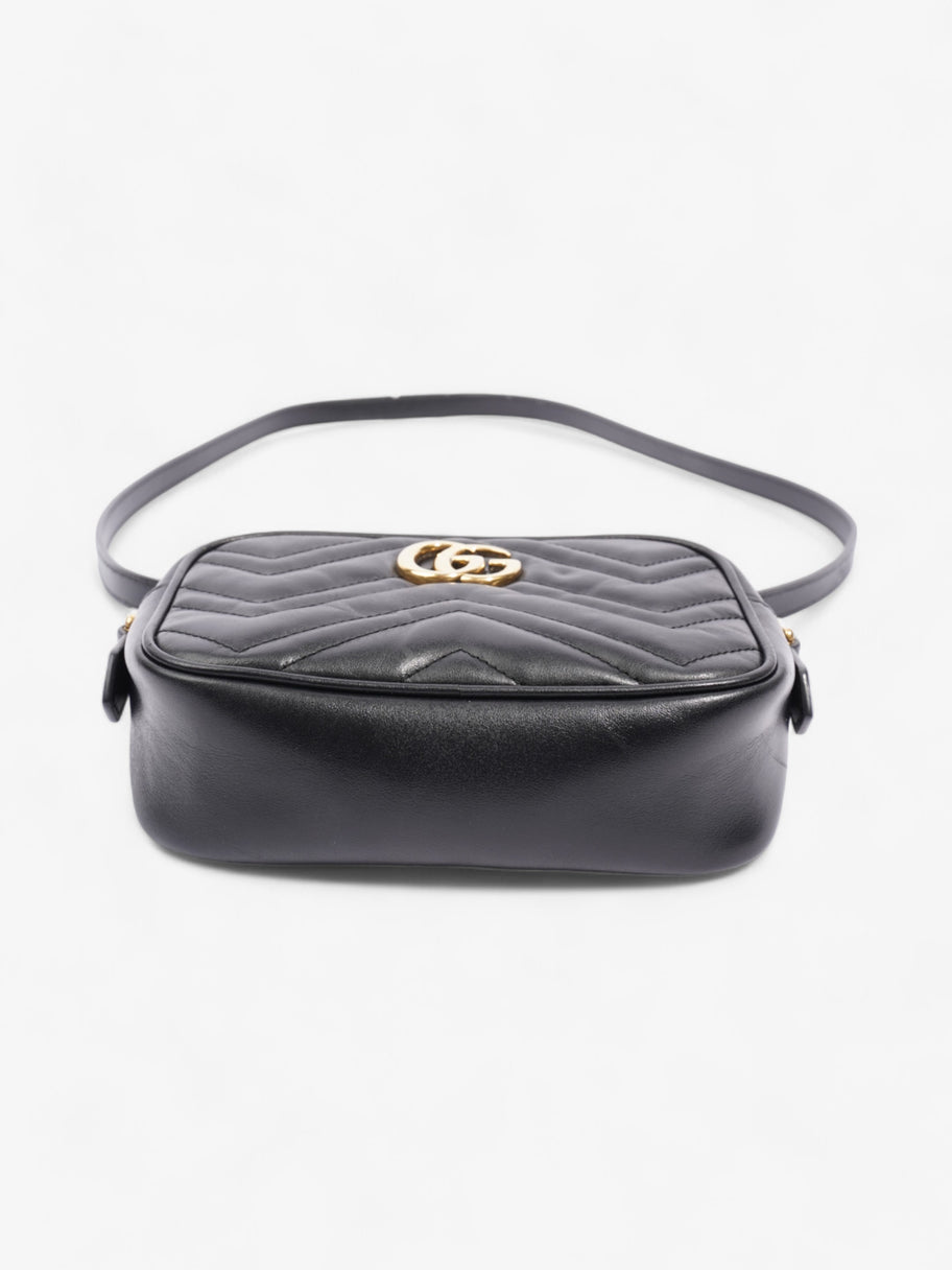 Gucci GG Marmont Black Matelasse Leather Mini Image 6