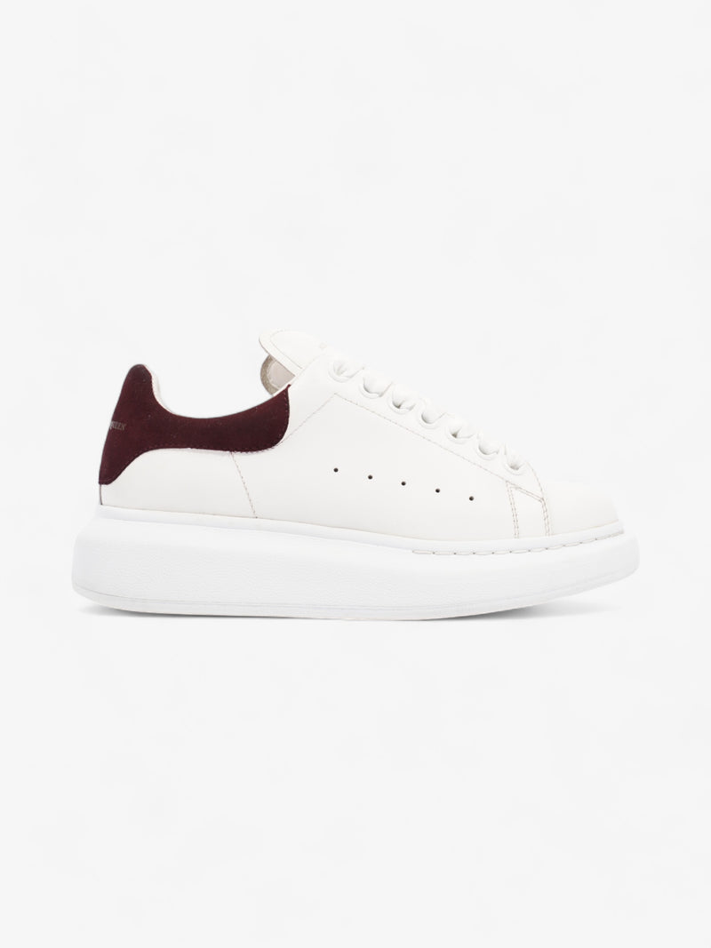  Alexander McQueen Oversized Sneakers  White / Burgundy Leather EU 36.5 UK 3.5