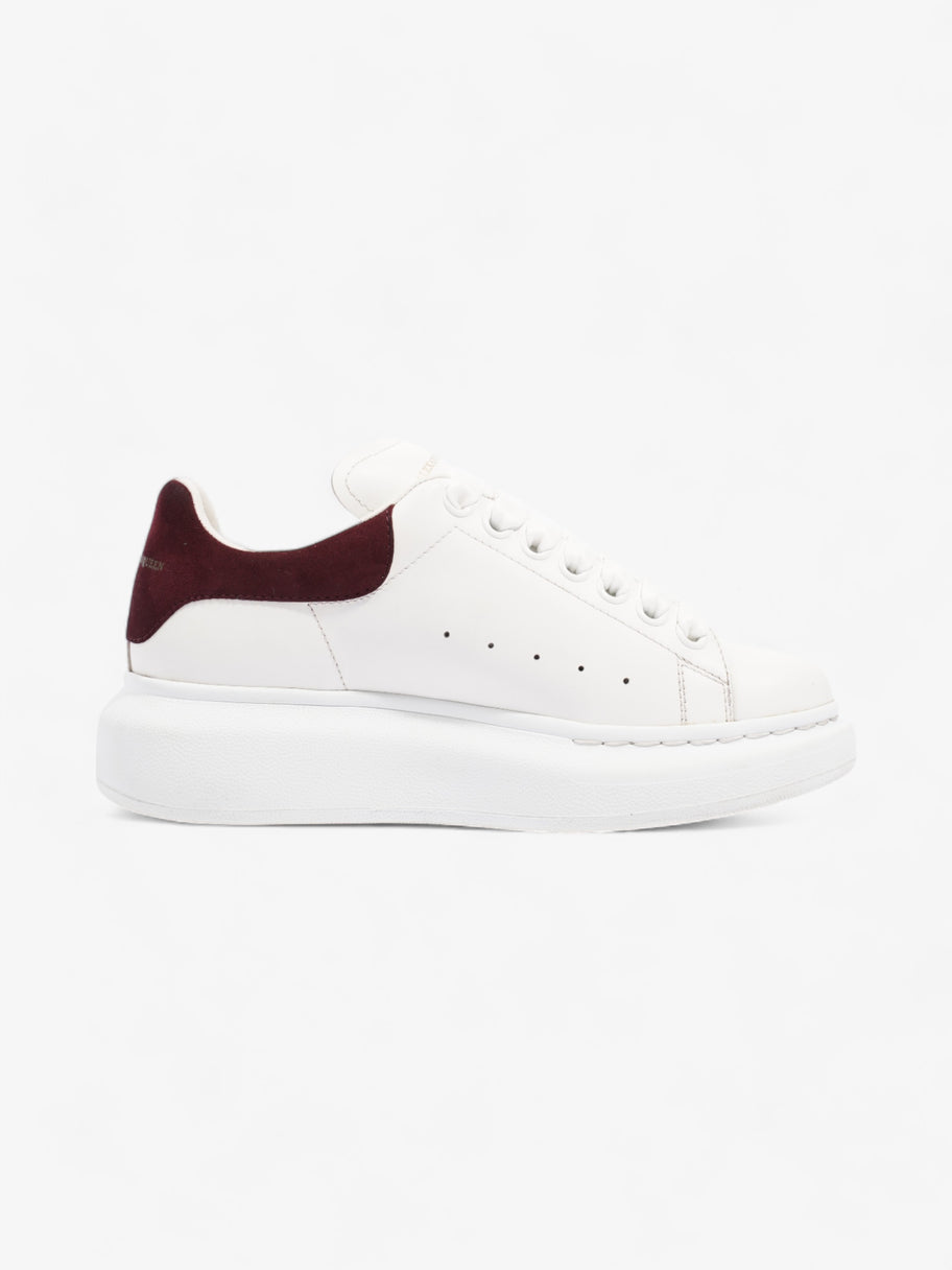 Alexander McQueen Oversized Sneakers  White / Burgundy Leather EU 36.5 UK 3.5 Image 4