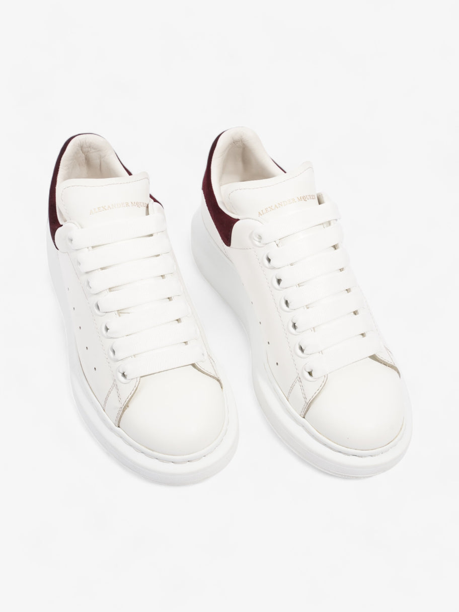 Alexander McQueen Oversized Sneakers  White / Burgundy Leather EU 36.5 UK 3.5 Image 8