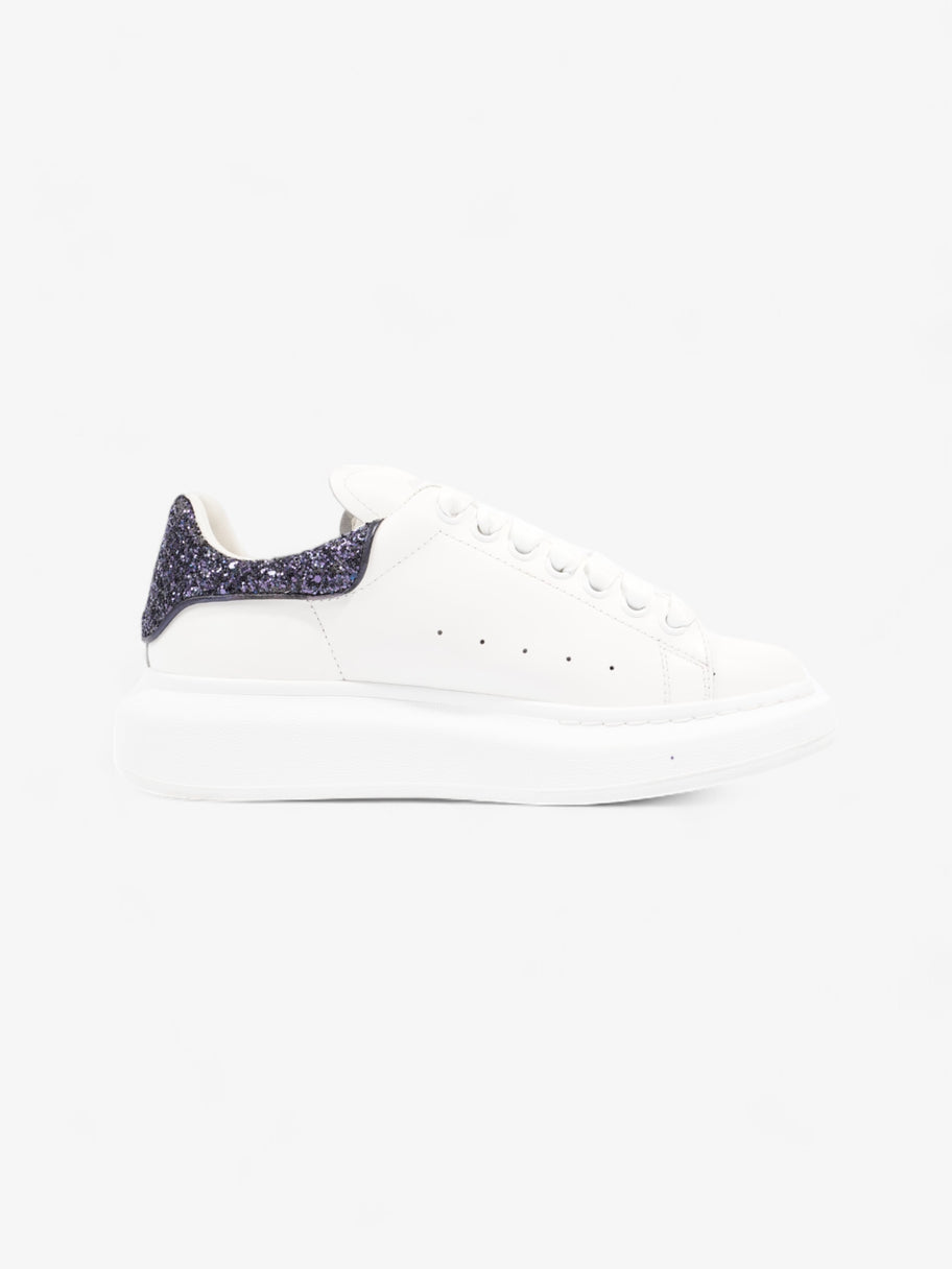 Alexander McQueen Oversized Sneakers White / Purple Tab Leather EU 38.5 UK 5.5 Image 4