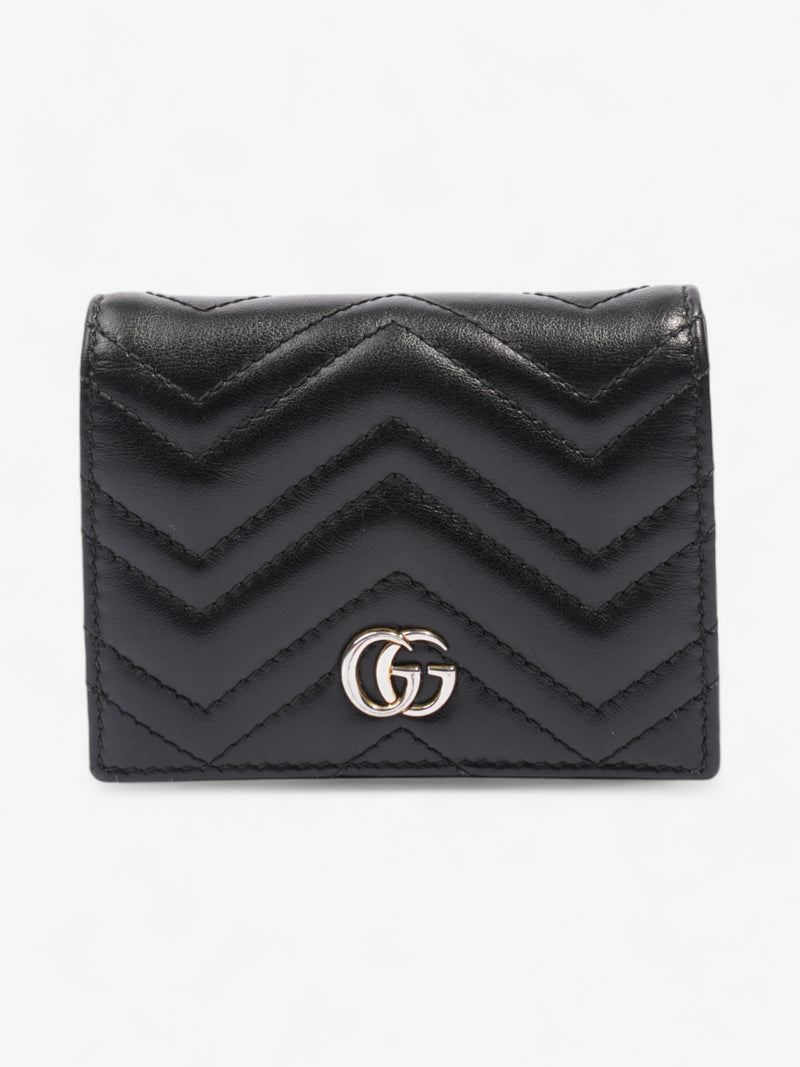  Gucci GG Marmont Wallet Black Leather