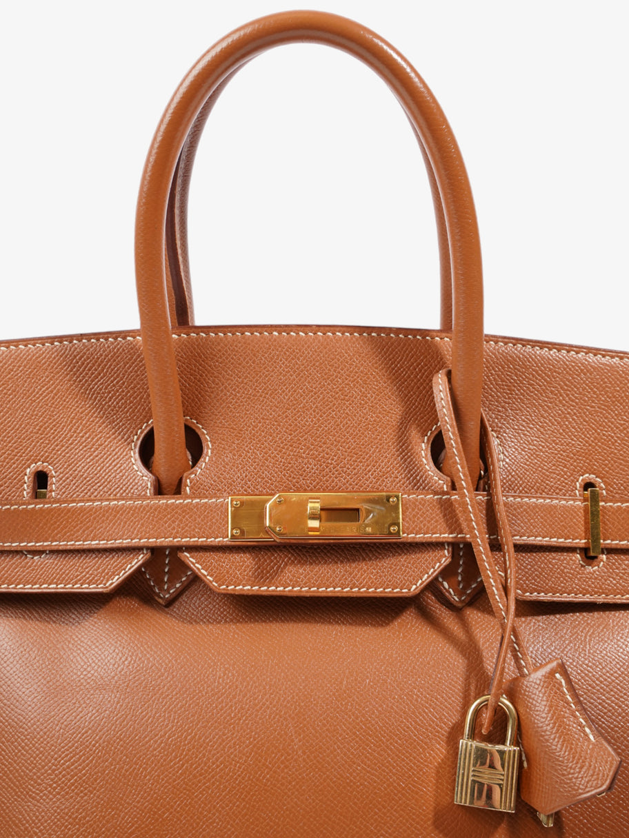 Hermes Birkin 35 Gold Epsom Leather 35 Image 7