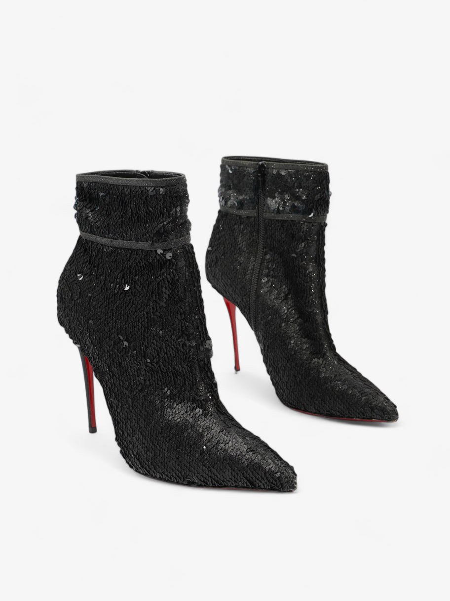 Moulakate Ankle Boot 110 Black Sequin EU 41 UK 8 Image 2