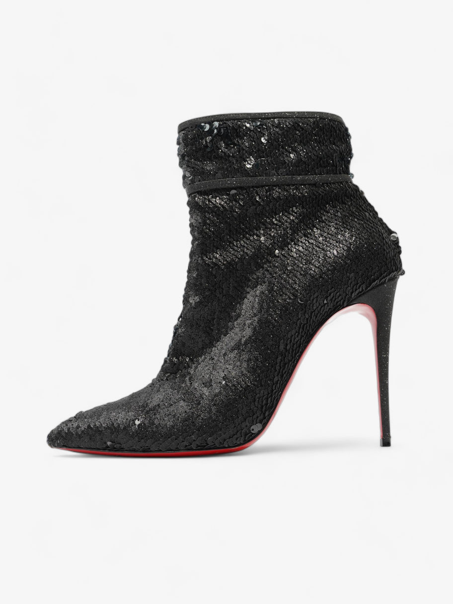 Moulakate Ankle Boot 110 Black Sequin EU 41 UK 8 Image 5