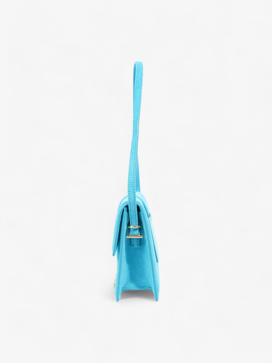 Jacquemus Le Bambino Long Dark Turquoise Suede Image 3