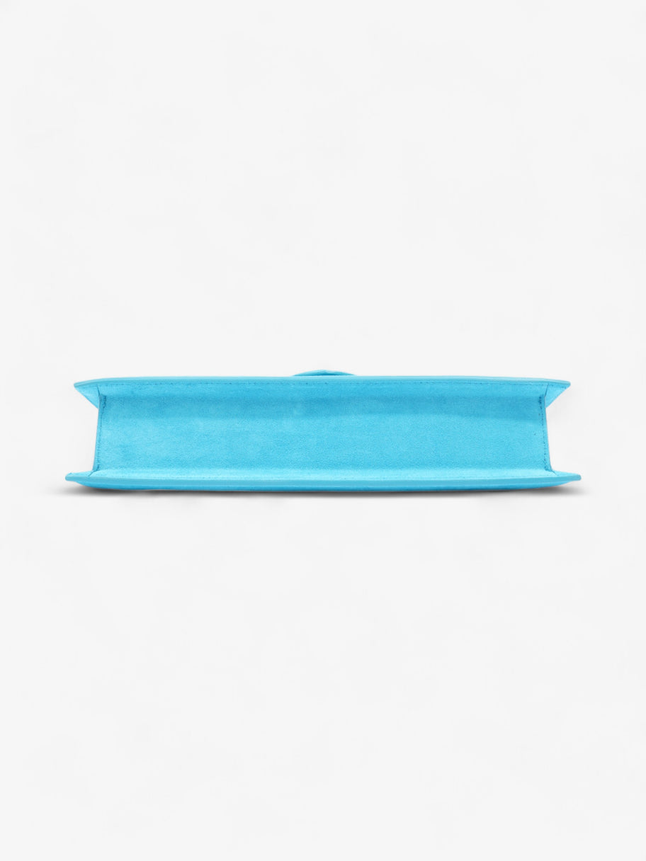 Jacquemus Le Bambino Long Dark Turquoise Suede Image 6