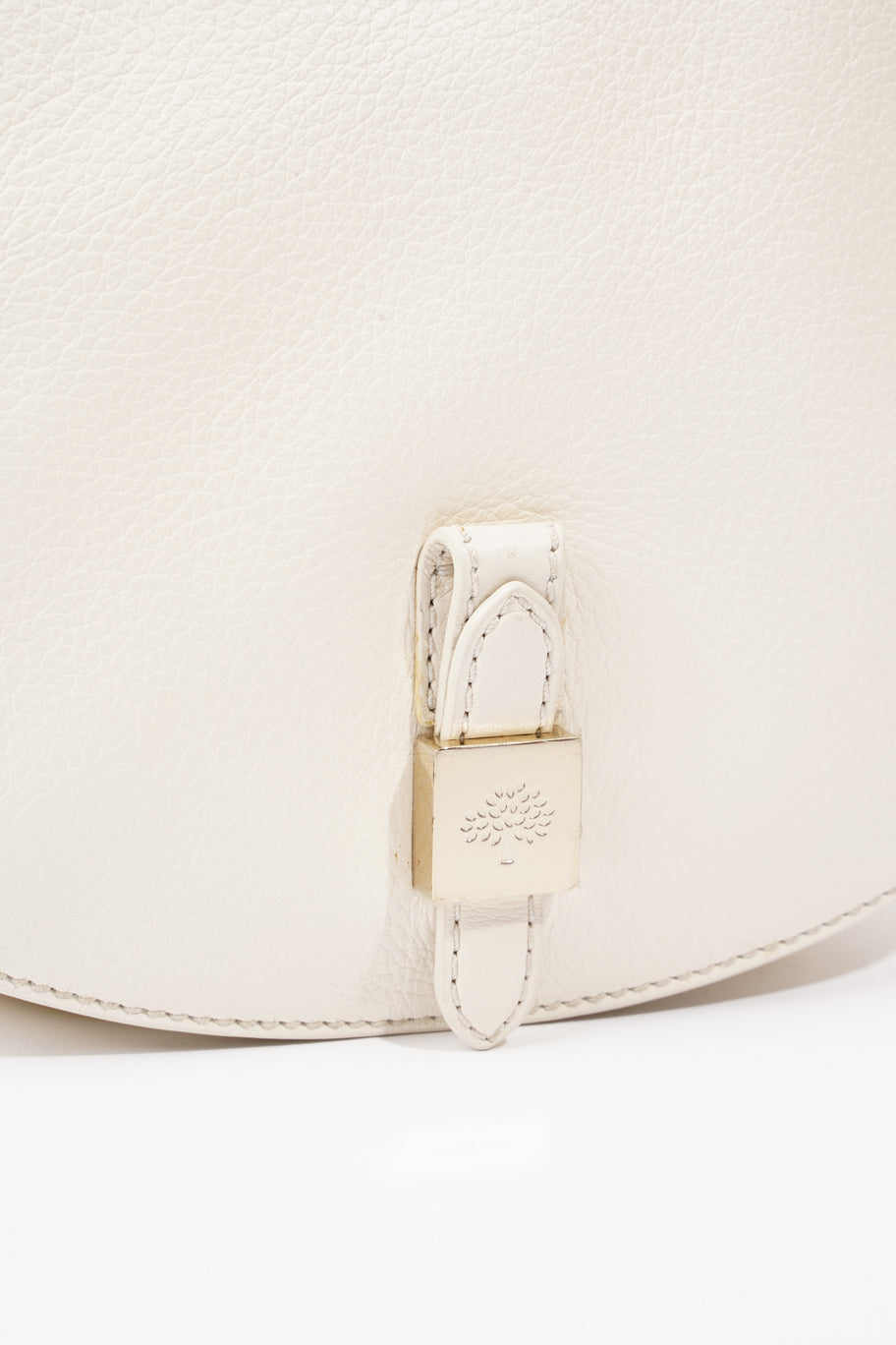 Tessie Satchel White Leather Image 8