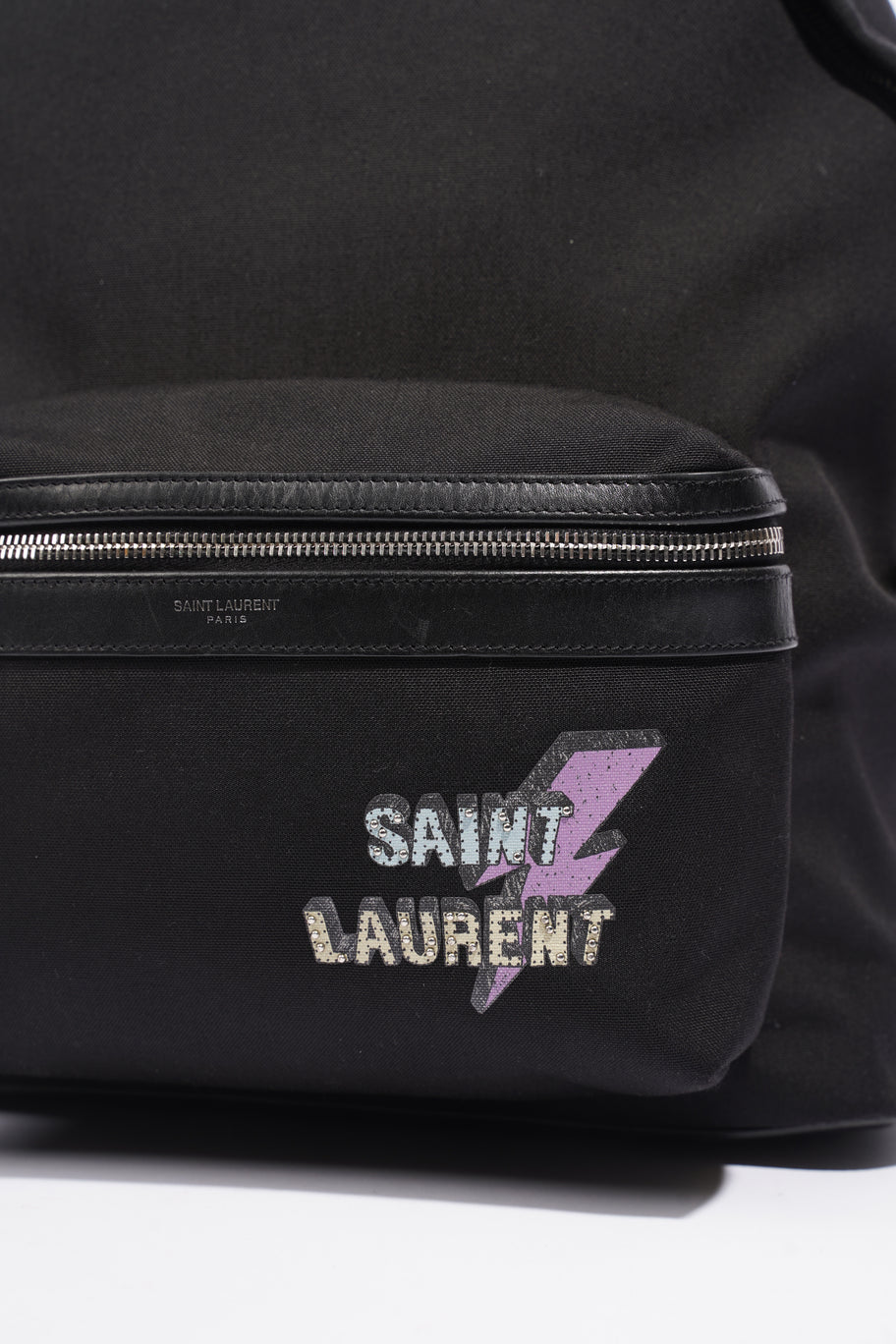 Saint Laurent Vintage Print City Black Canvas Image 3