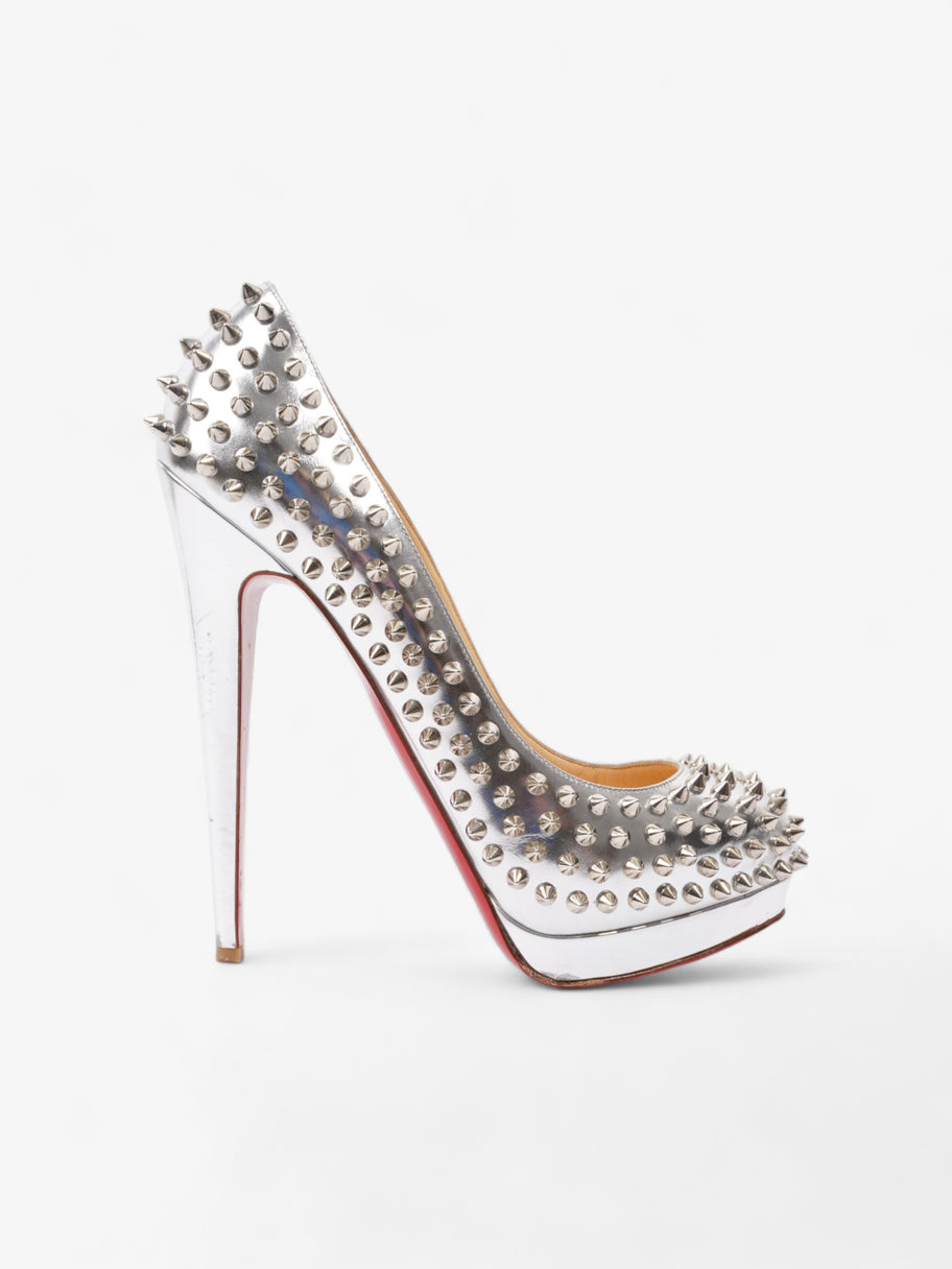 Christian Louboutin Alti Pump Spikes 160mm Silver Patent Leather EU 41 UK 8 Image 1