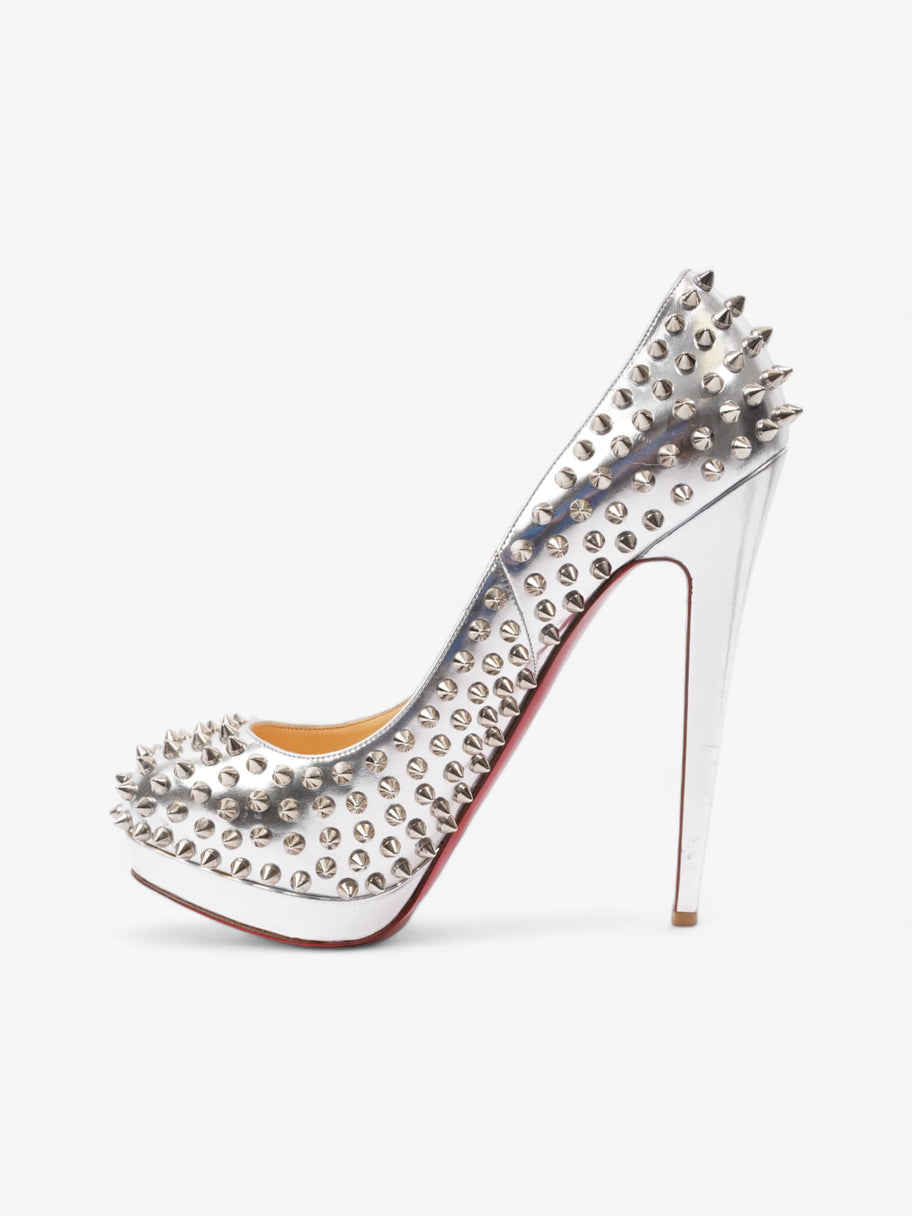 Christian Louboutin Alti Pump Spikes 160mm Silver Patent Leather EU 41 UK 8 Image 3