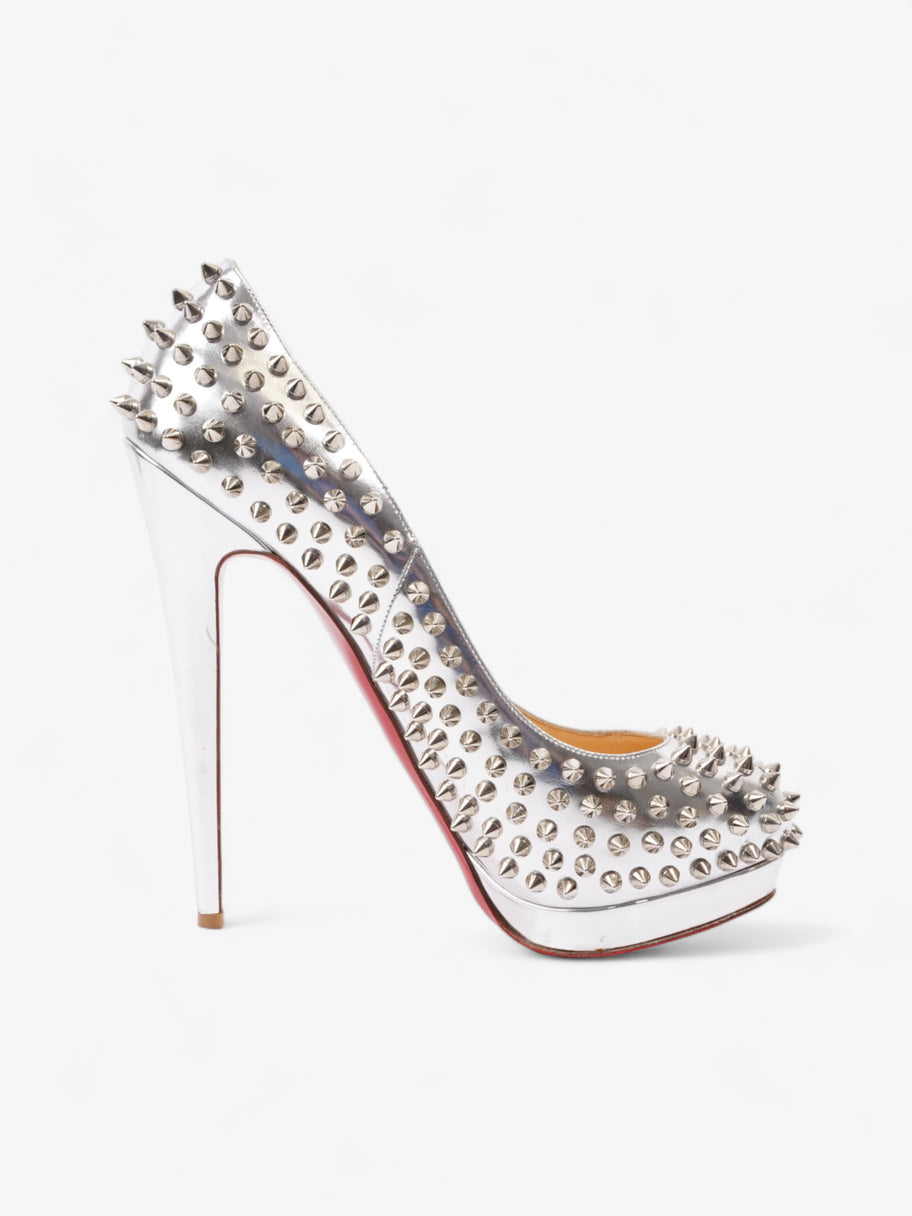 Christian Louboutin Alti Pump Spikes 160mm Silver Patent Leather EU 41 UK 8 Image 4