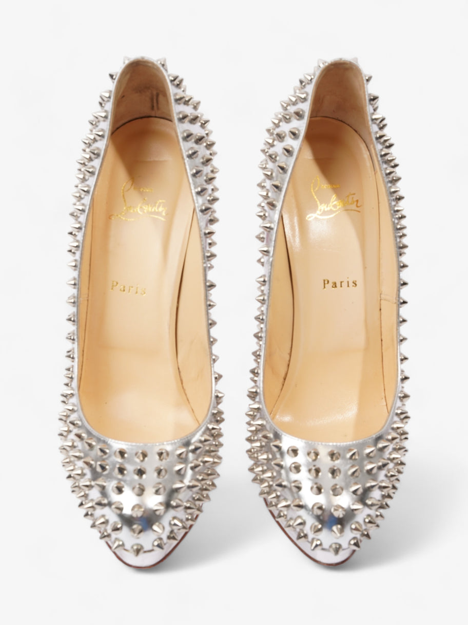 Christian Louboutin Alti Pump Spikes 160mm Silver Patent Leather EU 41 UK 8 Image 8