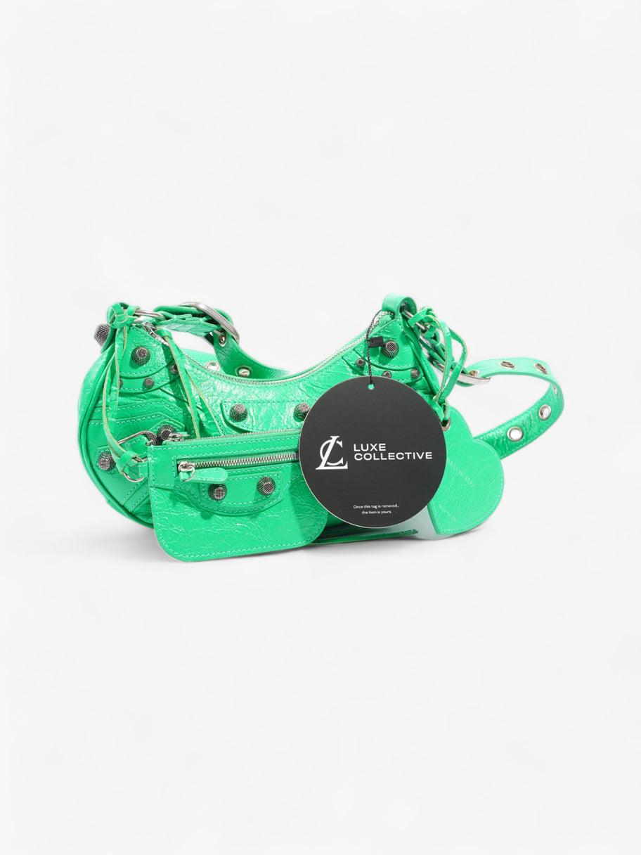 Balenciaga Le Cagole XS Green Leather Image 8