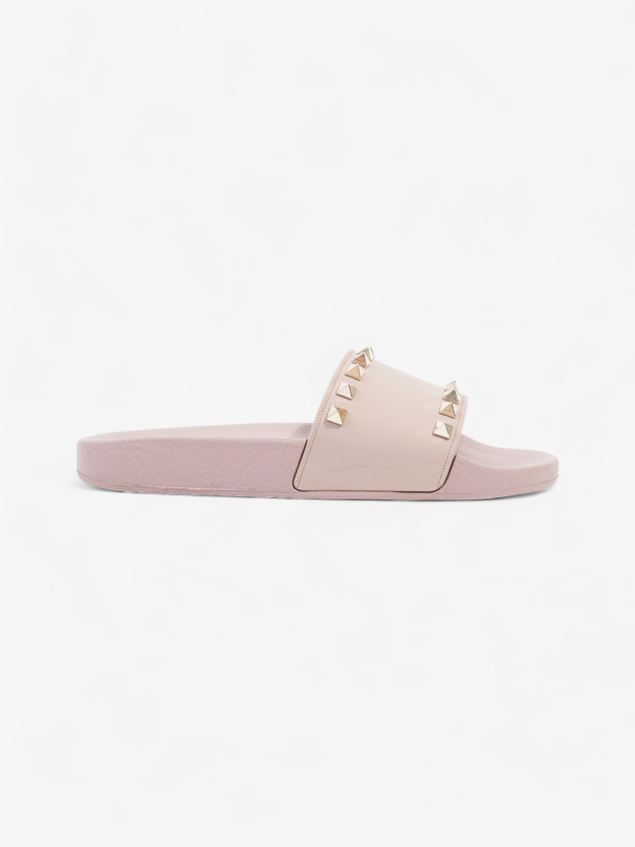 Valentino Rockstud Valentino sliders Dusty Pink Rubber EU 36 UK 3 Image 1