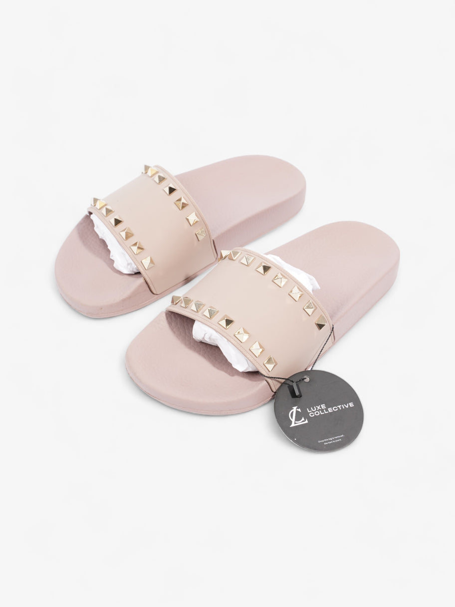 Valentino Rockstud Valentino sliders Dusty Pink Rubber EU 36 UK 3 Image 10