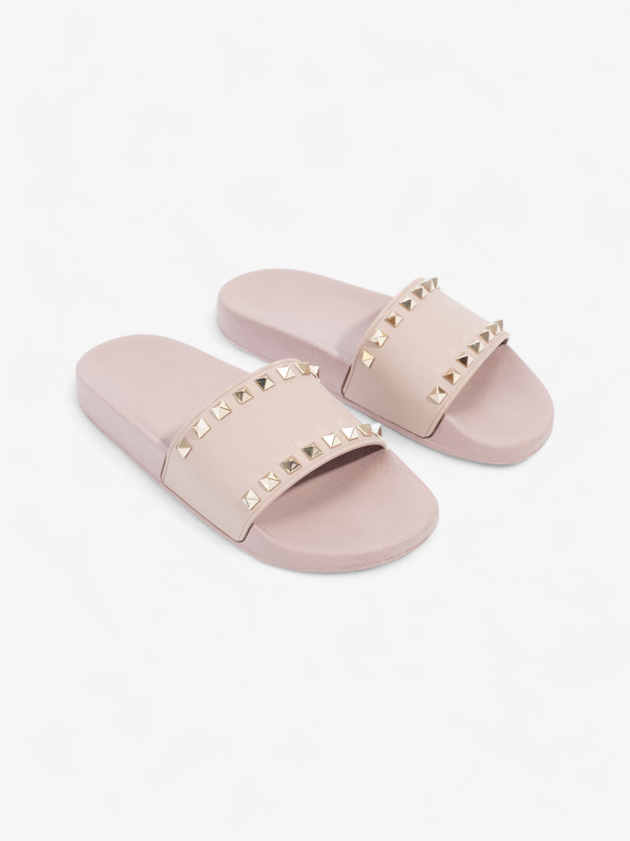 Valentino Rockstud Valentino sliders Dusty Pink Rubber EU 36 UK 3 Image 2