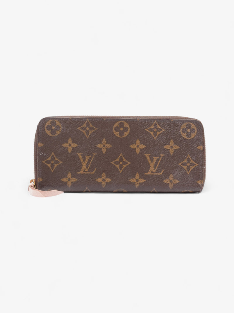  Louis Vuitton Clemence Monogram / Rose Ballerine Coated Canvas