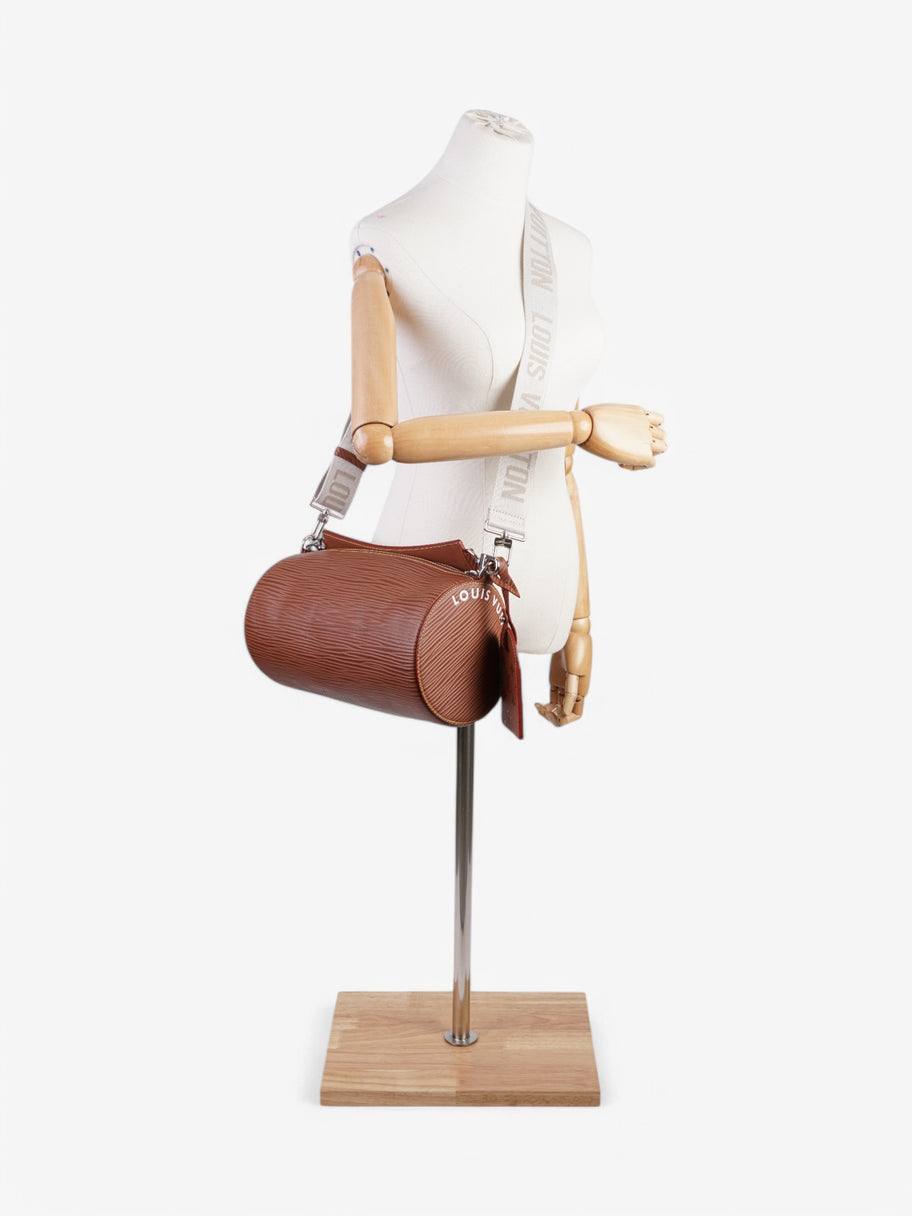 Louis Vuitton Soft Polochon Bag Brown Epi Leather Image 2