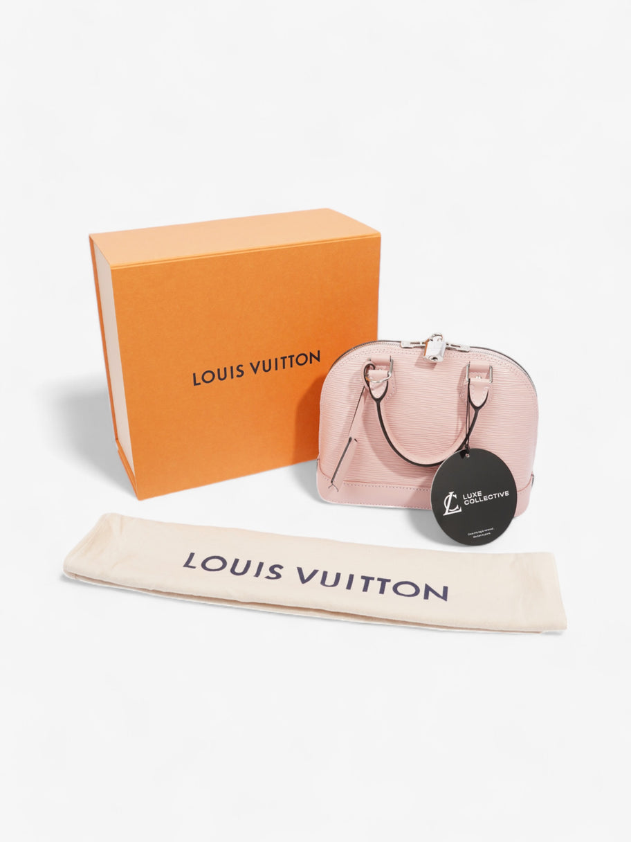 Louis Vuitton Alma Pink Epi Leather BB Image 8