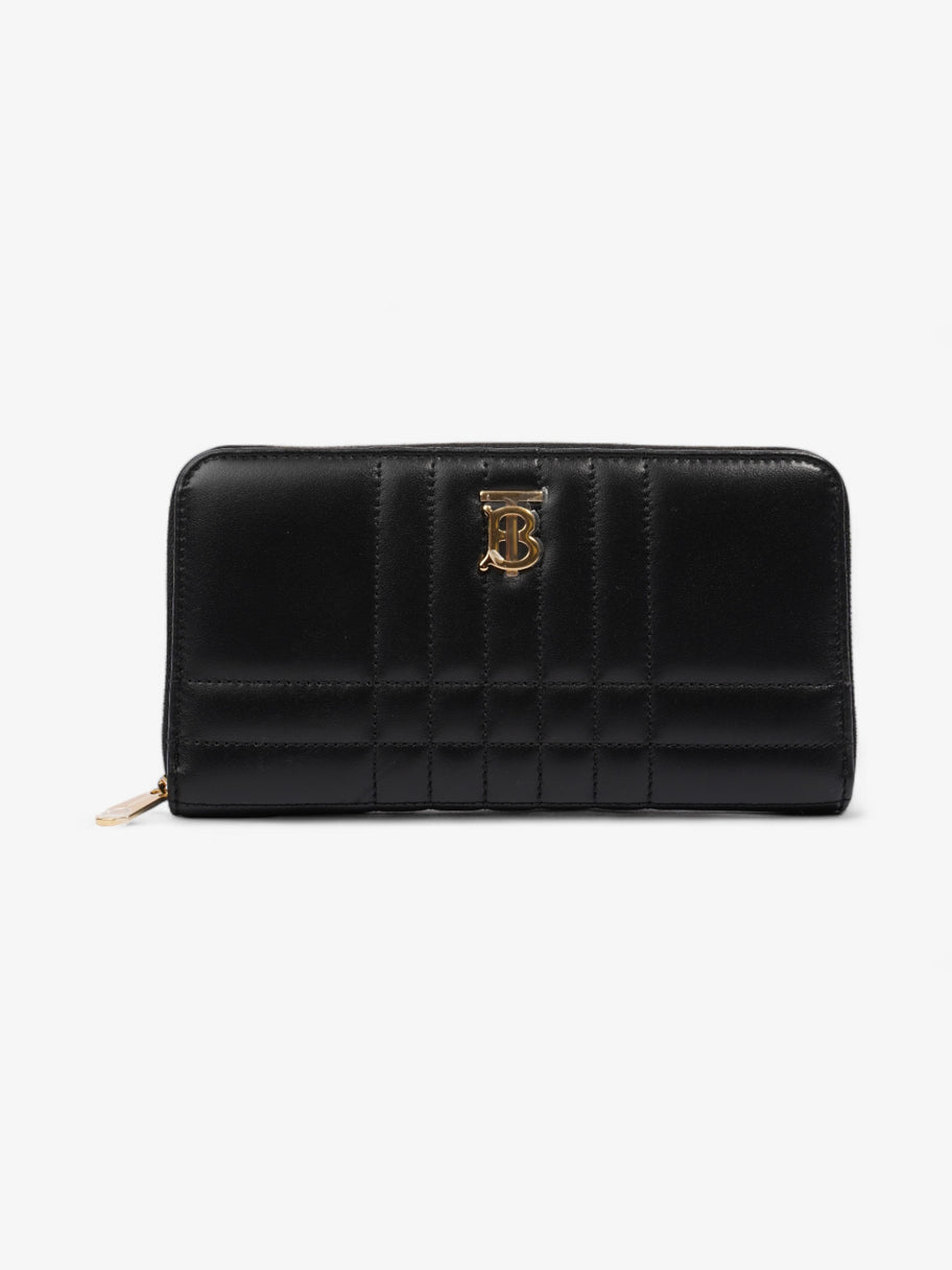 Burberry Lola Zip Wallet Black / Gold Leather Large Image 1