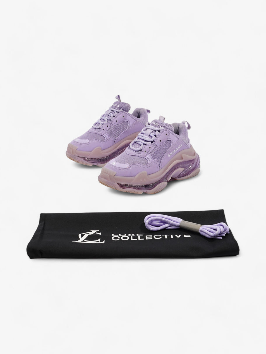 Balenciaga Triple S Clear Sole Purple / White Mesh EU 36 UK 3 Image 10