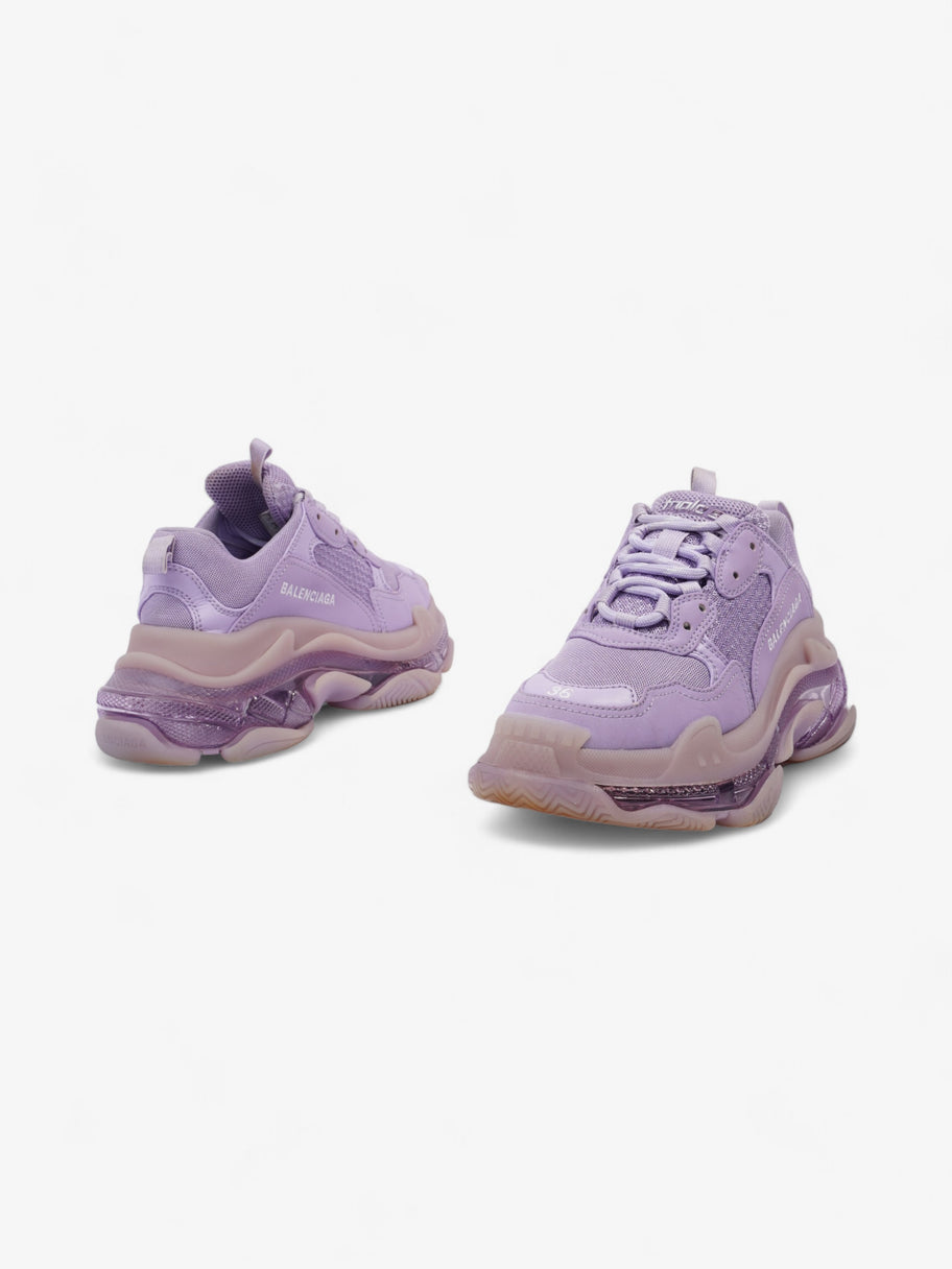 Balenciaga Triple S Clear Sole Purple / White Mesh EU 36 UK 3 Image 9