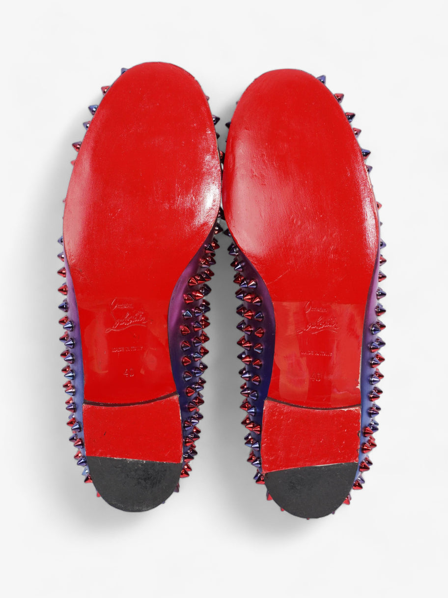 Rolling Spikes Flat Rose-Digitale Patent Leather EU 40 UK 7 Image 7