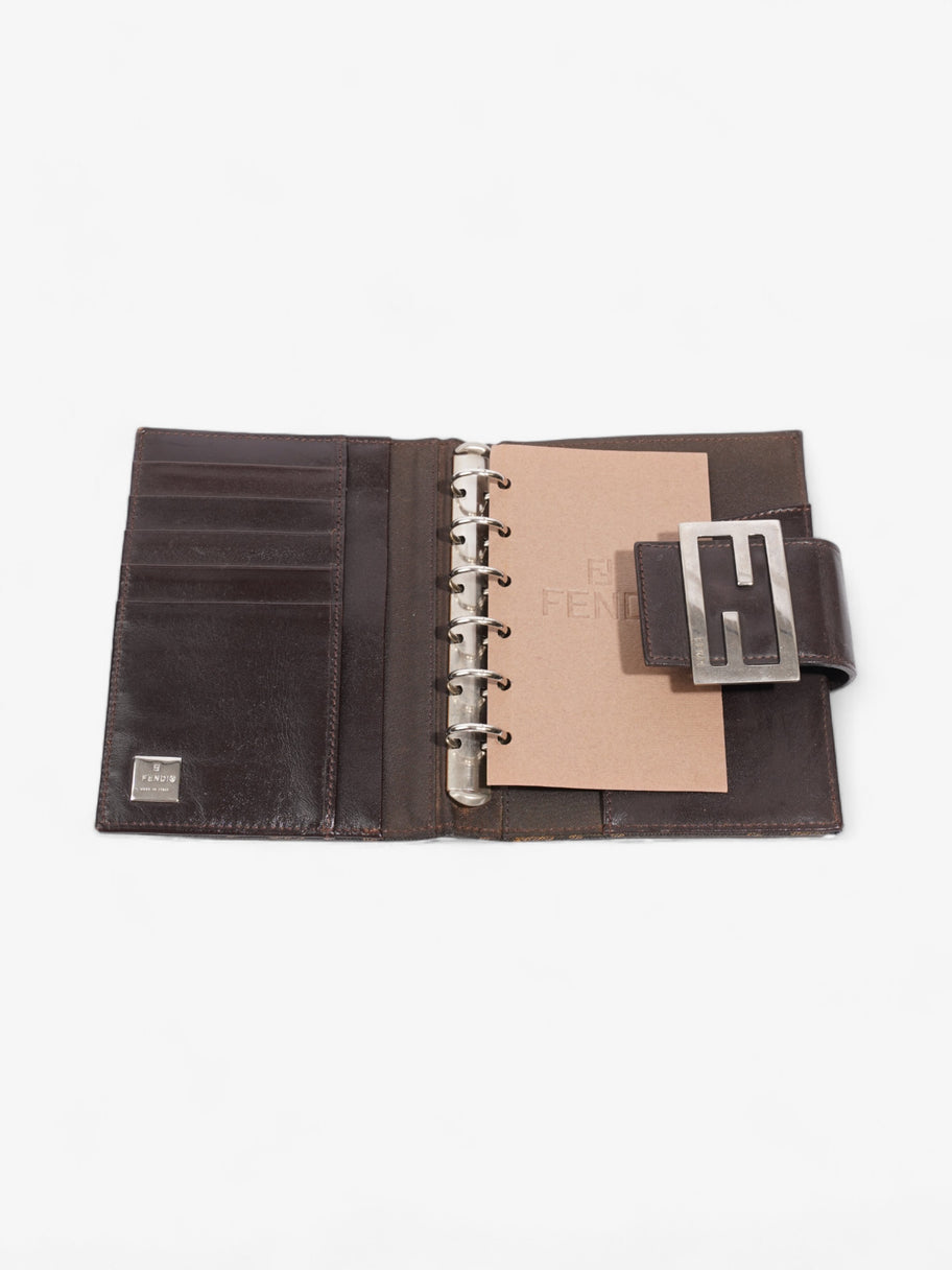 Fendi Agenda Tobacco / Brown Canvas Image 4