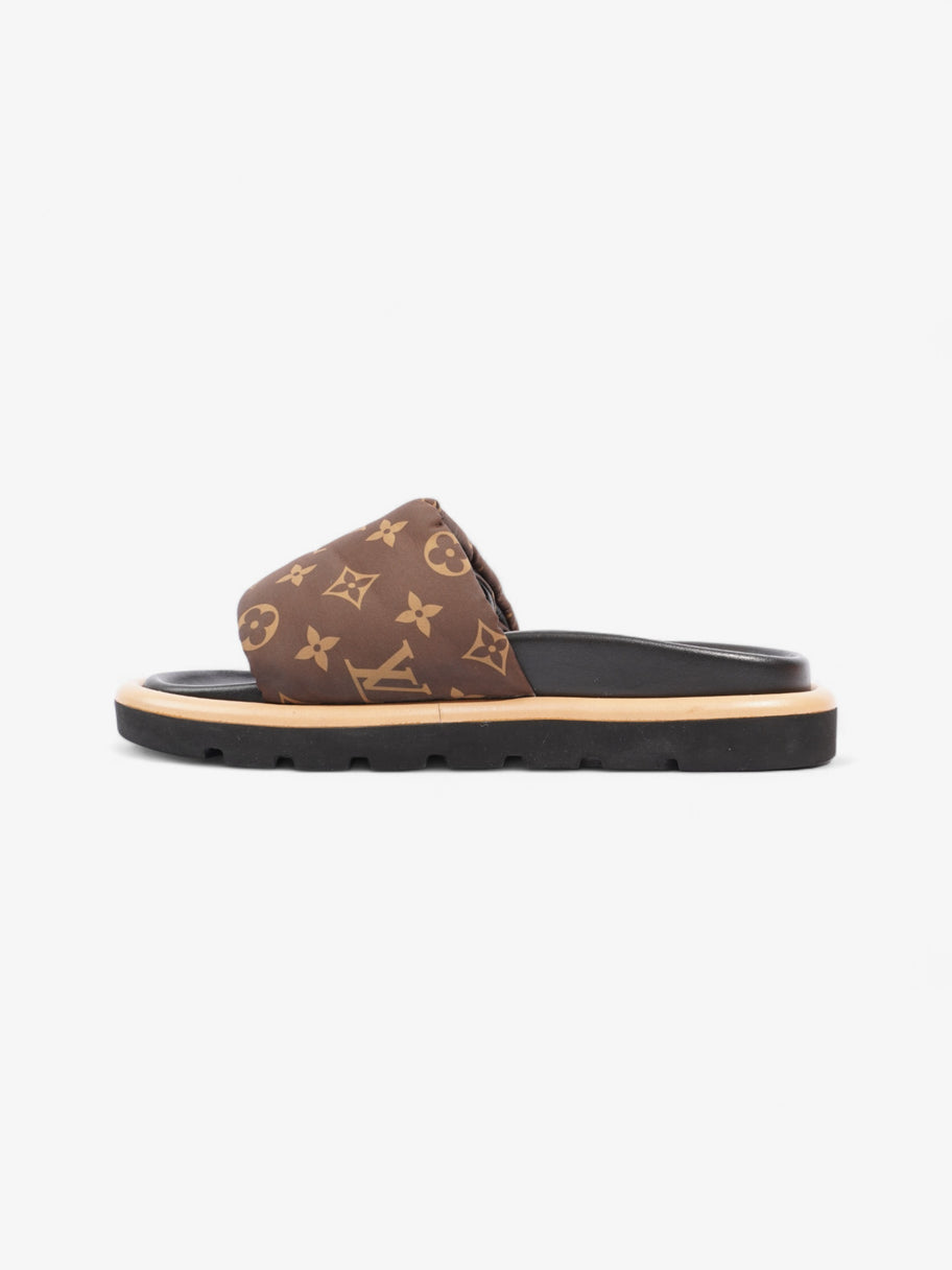 Louis Vuitton Pillow Slides Black / Brown Monogram Nylon EU 39 UK 6 Image 3