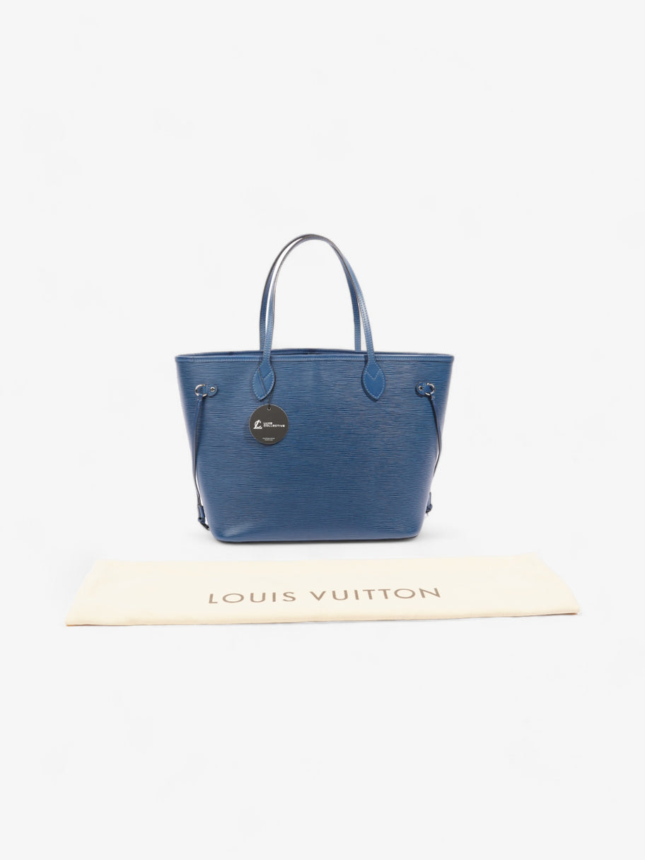 Louis Vuitton Neverfull MM Covalt Blue Epi Leather Image 8