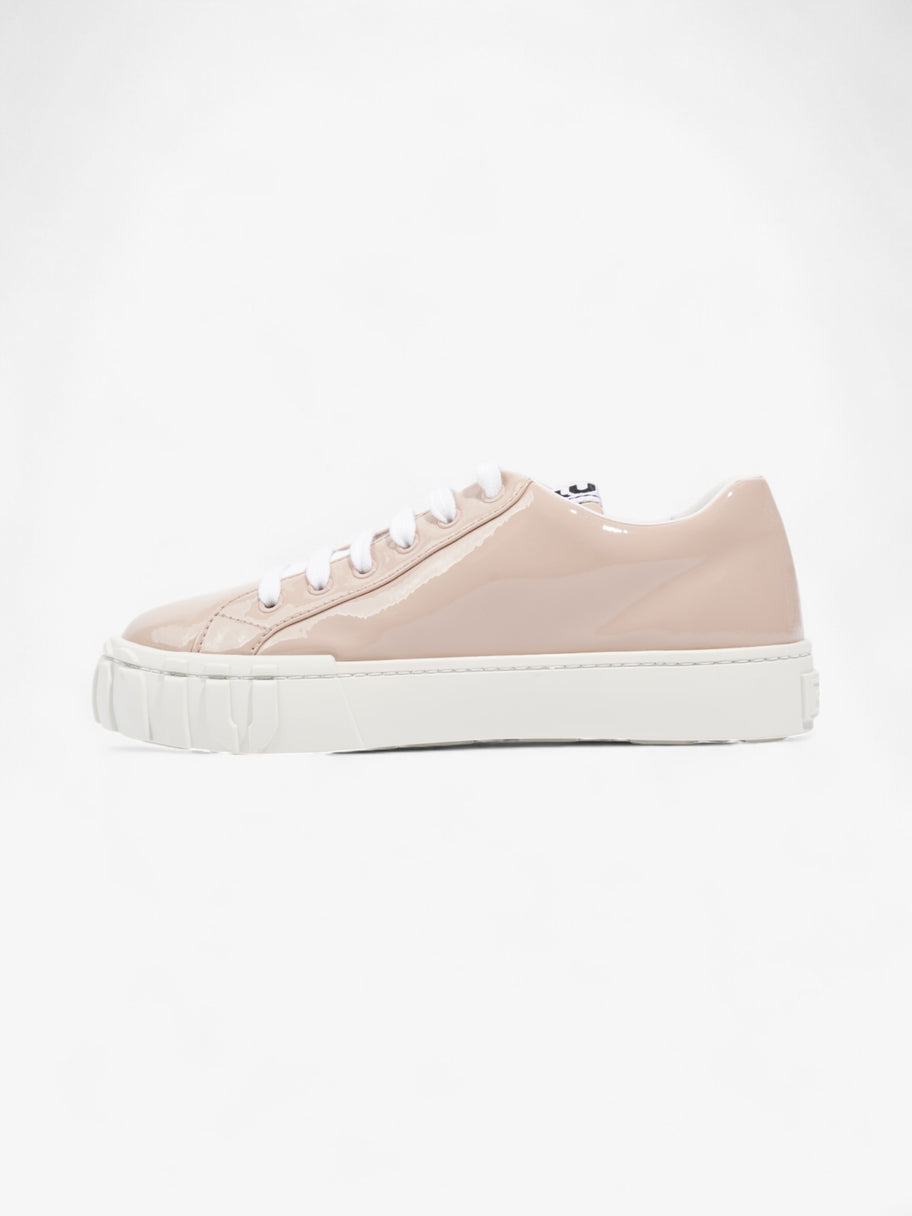 Miu Miu Naplak Tech Sneakers Light Pink / White Patent Leather EU 37.5 UK 4.5 Image 3