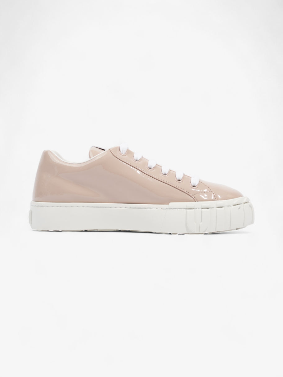 Miu Miu Naplak Tech Sneakers Light Pink / White Patent Leather EU 37.5 UK 4.5 Image 4