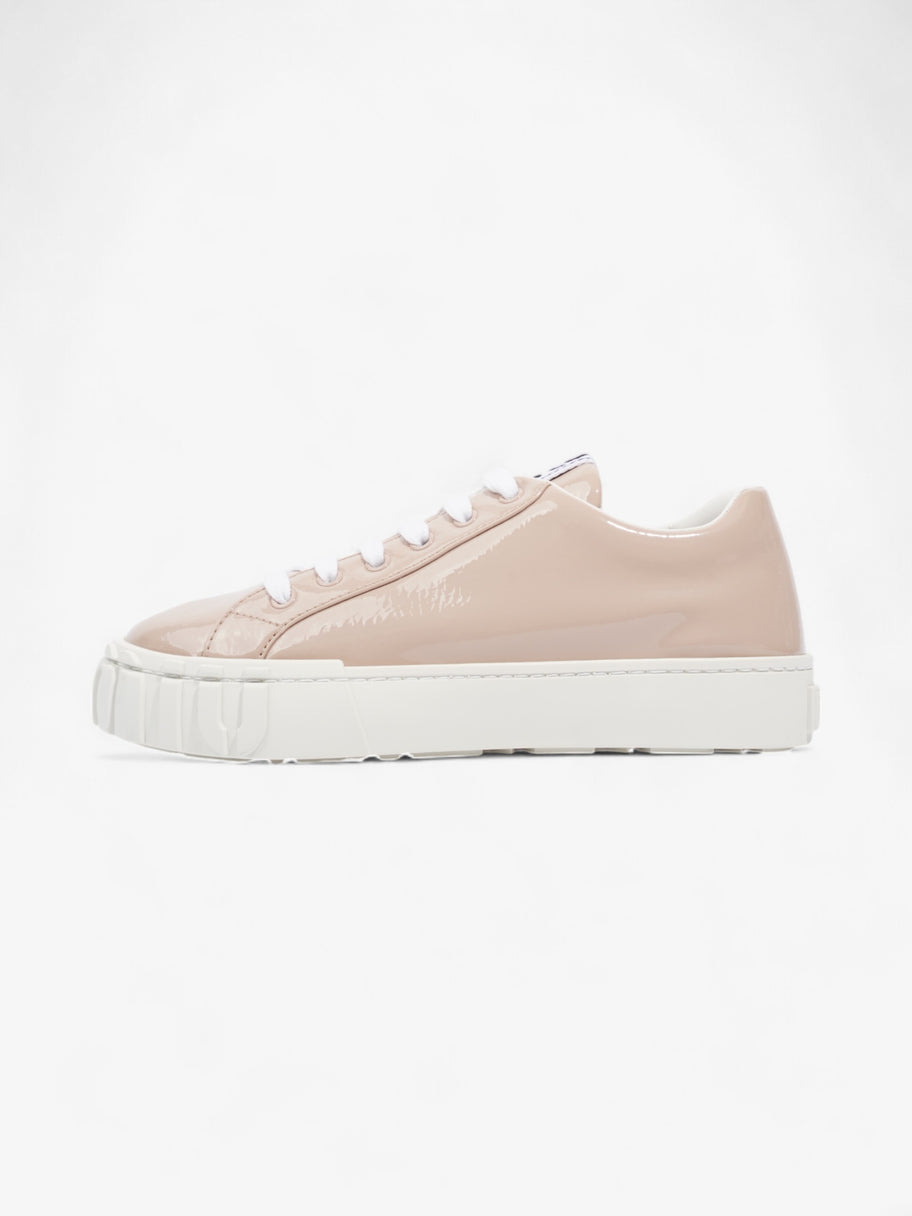 Miu Miu Naplak Tech Sneakers Light Pink / White Patent Leather EU 37.5 UK 4.5 Image 5