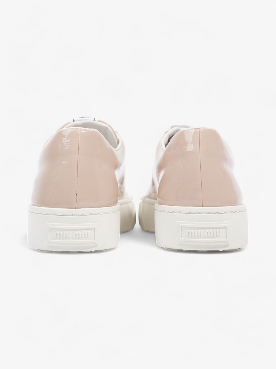 Miu Miu Naplak Tech Sneakers Light Pink / White Patent Leather EU 37.5 UK 4.5 Image 6