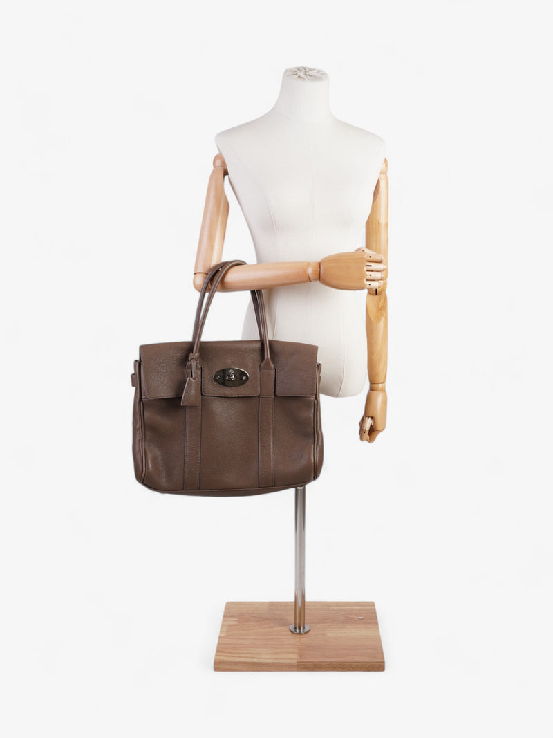  Mulberry Bayswater Brown Grained Leather