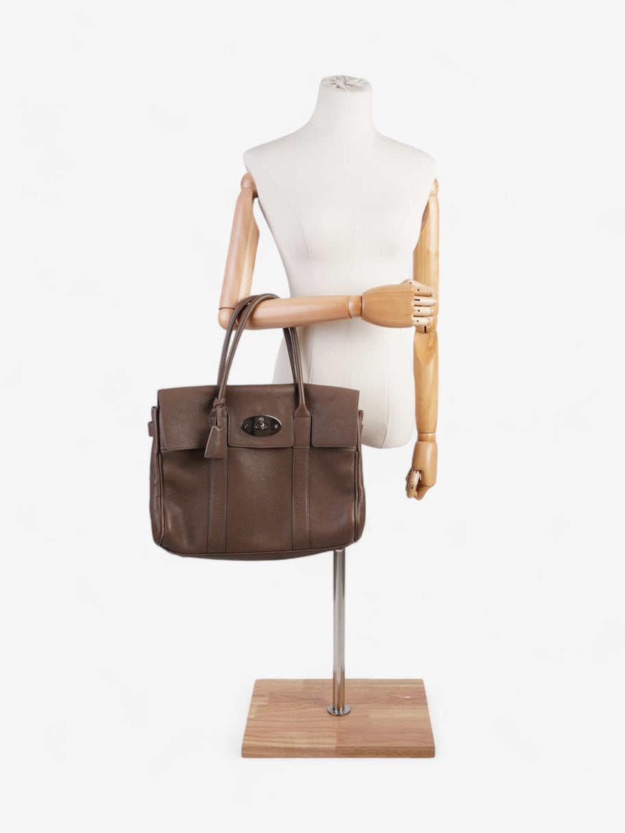 Mulberry Bayswater Brown Grained Leather Image 2