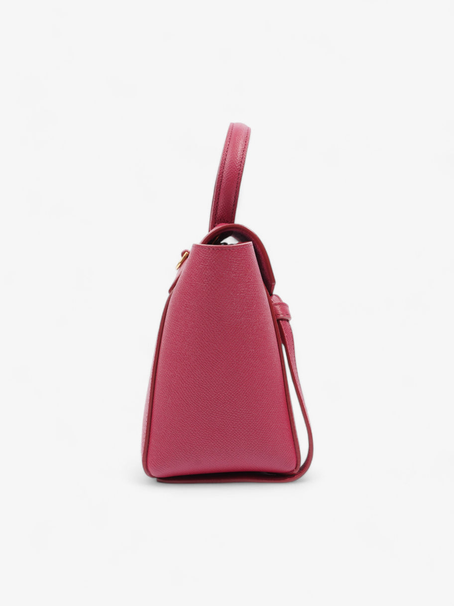 Celine Belt Bag Raspberry Calfskin Leather Nano Image 5