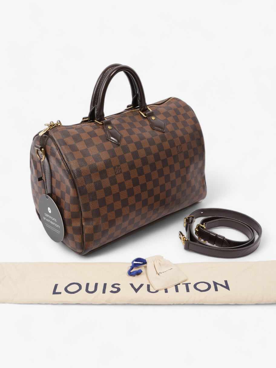 Louis Vuitton Speedy Bandoulière 35 Damier Ebene Coated Canvas Image 10