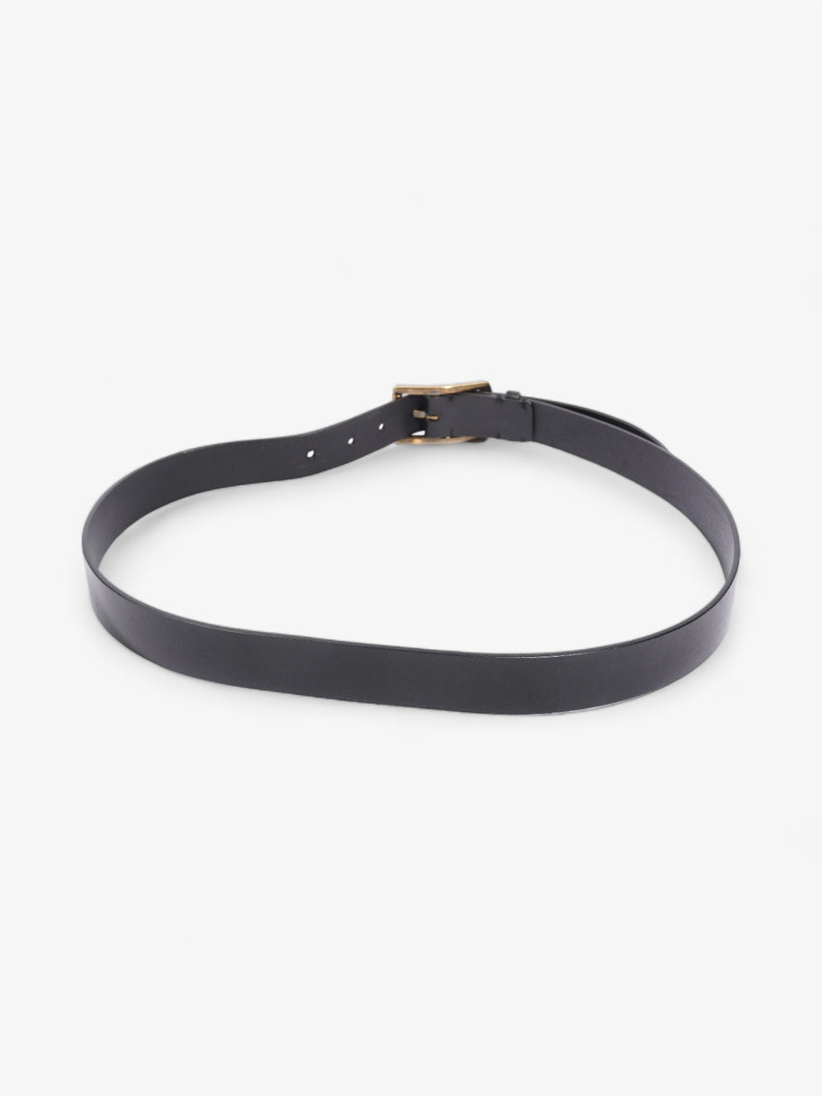 Burberry Buckle Belt Black Leather 100cm 40