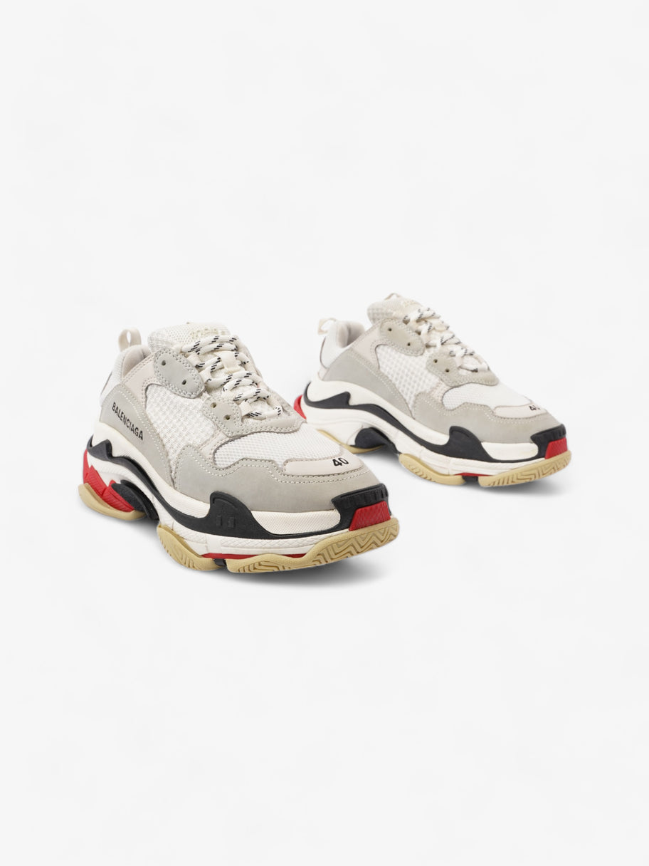 Balenciaga Triple S White / Black / Red Mesh EU 40 UK 6 Image 2