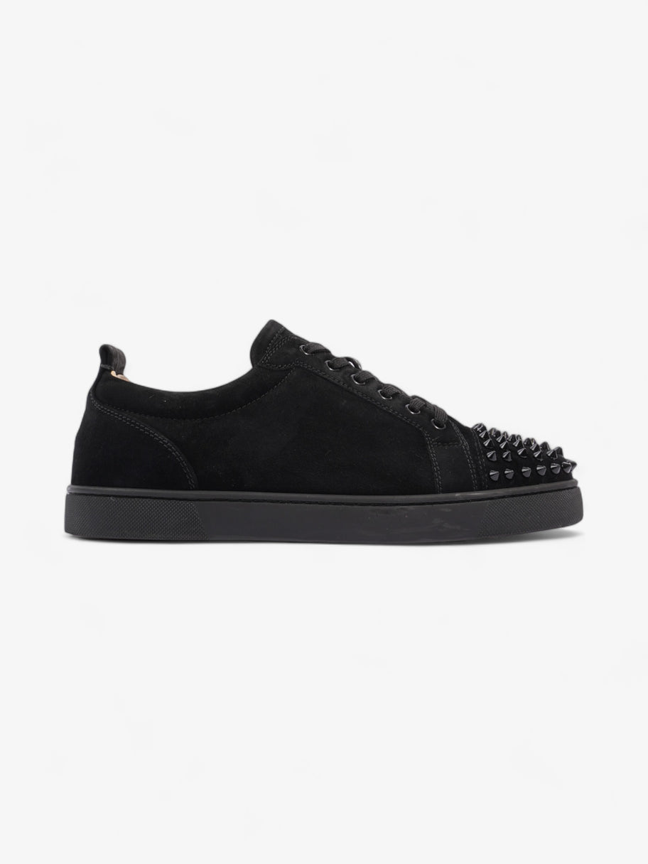 Christian Louboutin Louis Junior Spikes Sneakers Black Suede EU 41.5 UK 7.5 Image 1