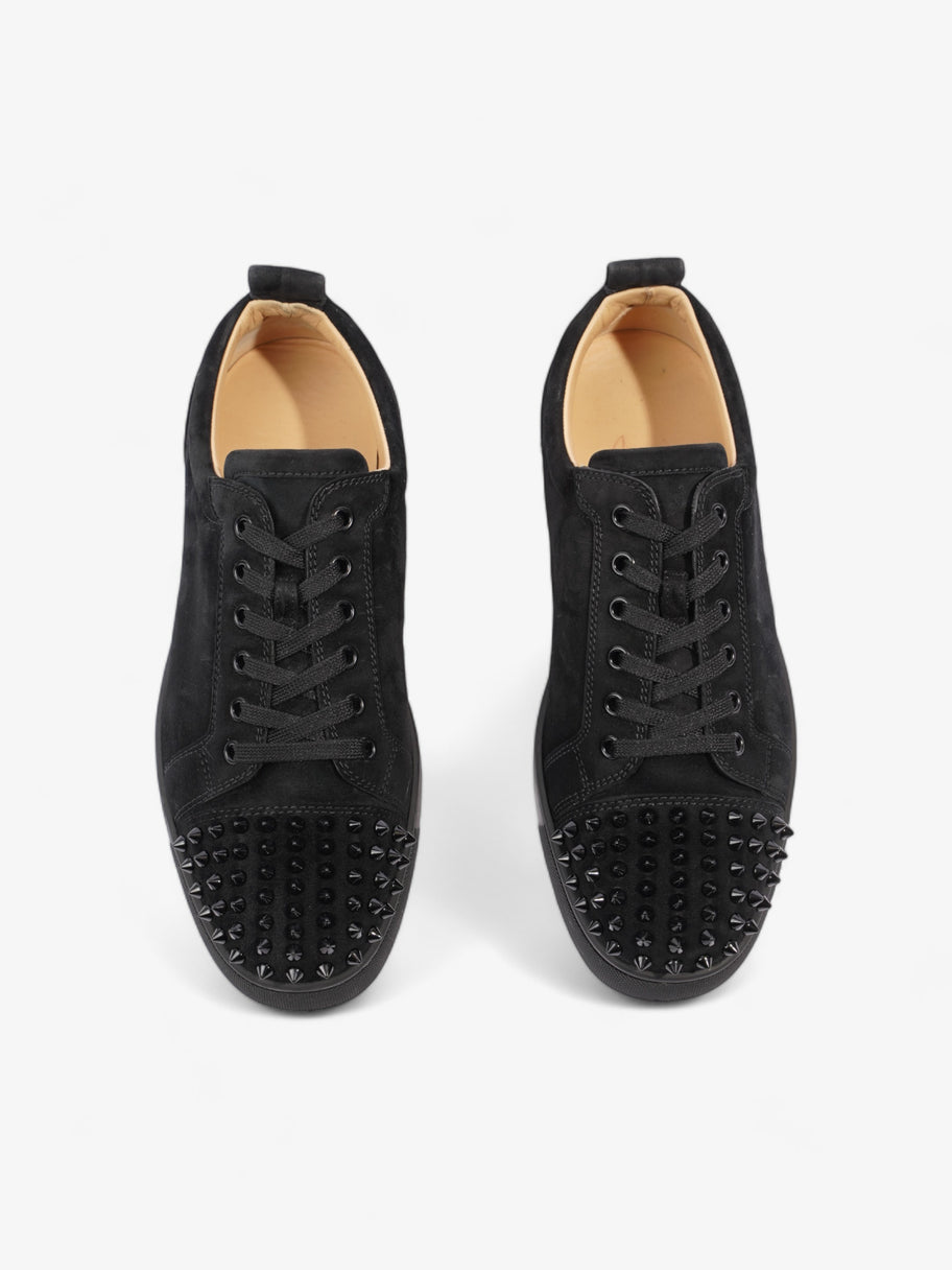 Christian Louboutin Louis Junior Spikes Sneakers Black Suede EU 41.5 UK 7.5 Image 8