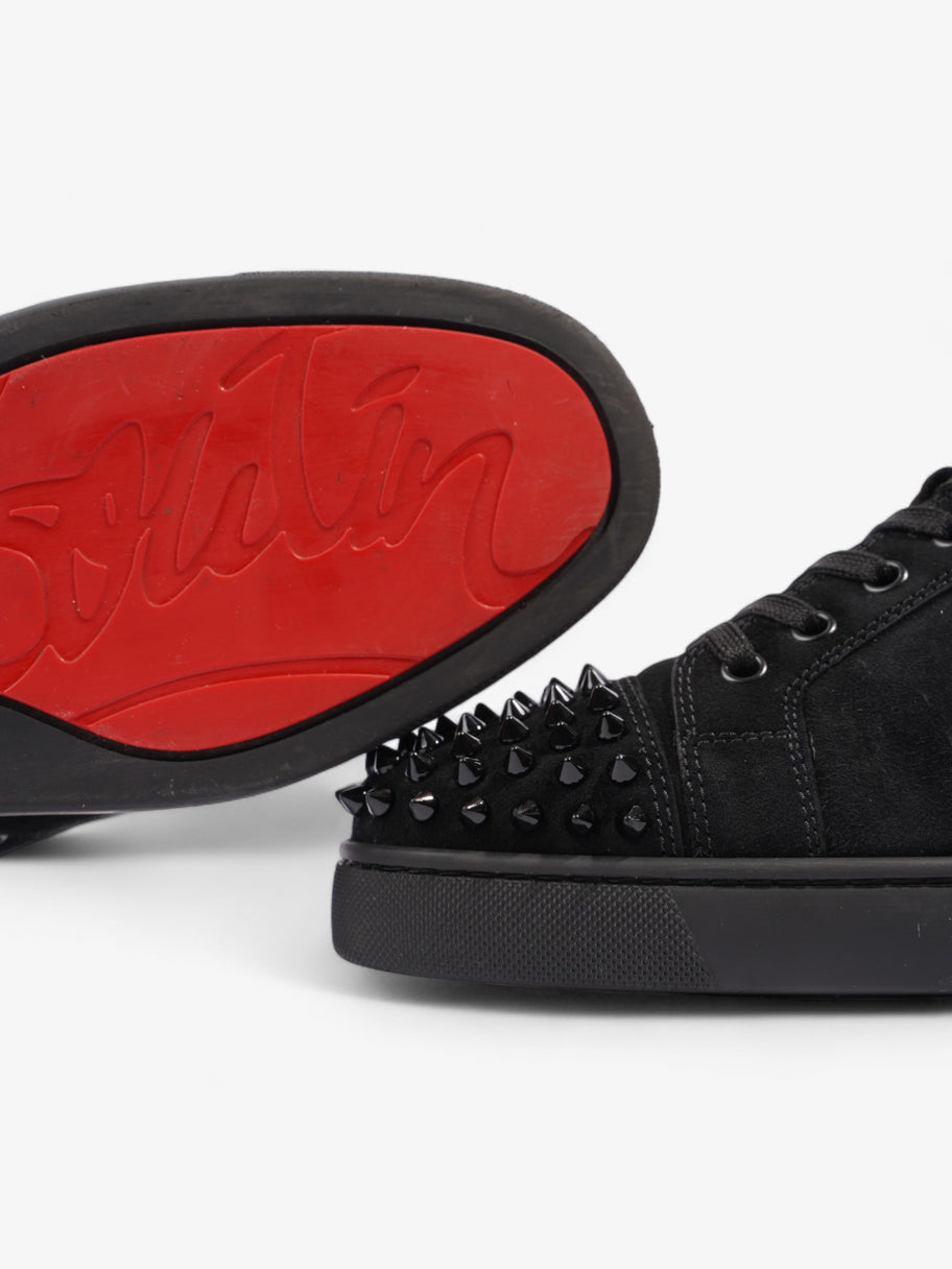 Christian Louboutin Louis Junior Spikes Sneakers Black Suede EU 41.5 UK 7.5 Image 9